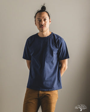 Studio d'Artisan - 9913 Loopwheel T-Shirt - Navy – Withered Fig