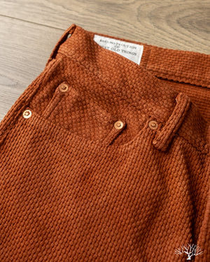 Studio d'Artisan - Amami-Mud Dyed Sashiko Pants - Brown – Withered Fig