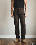 Studio D'Artisan Amami-Mud Dyed Sashiko Pants - Dark Brown