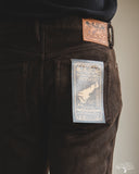 Studio D'Artisan Amami-Mud Dyed Sashiko Pants - Dark Brown