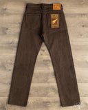 Studio D'Artisan Amami-Mud Dyed Sashiko Pants - Dark Brown