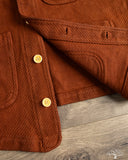 Studio D'Artisan Amami Mud-Dyed Sashiko Vest - Brown