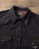 Studio d' Artisan Bengala-Dyed Denim Western Shirt