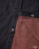 Studio d' Artisan Bengala-Dyed Denim Western Shirt