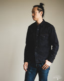 Studio D'Artisan Bengala-Dyed Denim Western Shirt