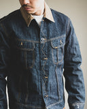 Studio d' Artisan Blanket-Lined Denim Jacket