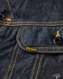 Studio d' Artisan Blanket-Lined Denim Jacket