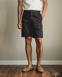 Studio D'Artisan Chino Shorts - Charcoal Black