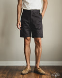 Studio D'Artisan Chino Shorts - Charcoal Black