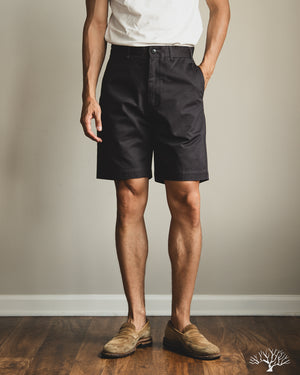 Studio D'Artisan - Chino Shorts - Charcoal Black – Withered Fig