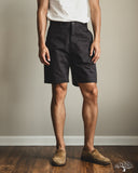Studio D'Artisan Chino Shorts - Charcoal Black