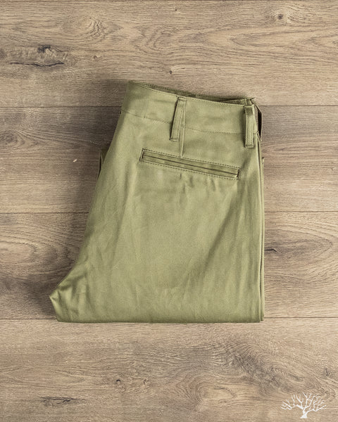 Studio D'Artisan - Chino Trousers - Army Green – Withered Fig