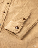 Studio D'Artisan Fox Cotton Work Shirt - Brown