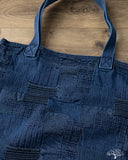 Studio d'Artisan Indigo Jacquard Boro Bag