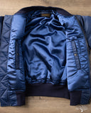 Studio d' Artisan Indigo MA-1 Flight Jacket