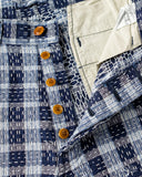 Studio D'Artisan Indigo Noragi Sashiko Shorts