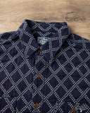 Studio d' Artisan Indigo Sashiko Work Shirt