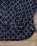 Studio d' Artisan Indigo Sashiko Work Shirt