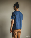Studio D'Artisan Ishikawadai Tubular Jersey Henley T-Shirt - Navy
