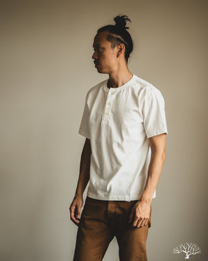 Studio d'Artisan - Ishikawadai Tubular Jersey Henley T-Shirt
