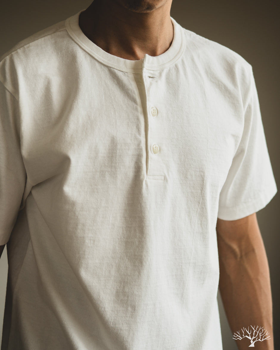 Studio d'Artisan - Ishikawadai Tubular Jersey Henley T-Shirt