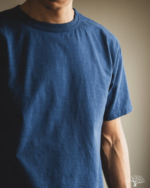 Studio d'Artisan - Ishikawadai Tubular Jersey T-Shirt - Navy