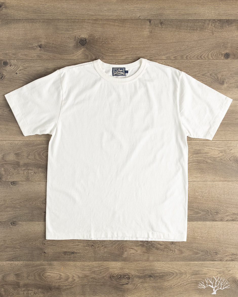 Studio d'Artisan - Ishikawadai Tubular Jersey T-Shirt - White