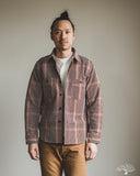 Studio d' Artisan Kakishibu Noragi Sashiko Work Shirt