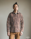 Studio d' Artisan Kakishibu Noragi Sashiko Work Shirt
