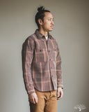 Studio d' Artisan Kakishibu Noragi Sashiko Work Shirt