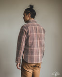 Studio d' Artisan Kakishibu Noragi Sashiko Work Shirt