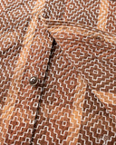 Studio d' Artisan Kakishibu Noragi Sashiko Work Shirt