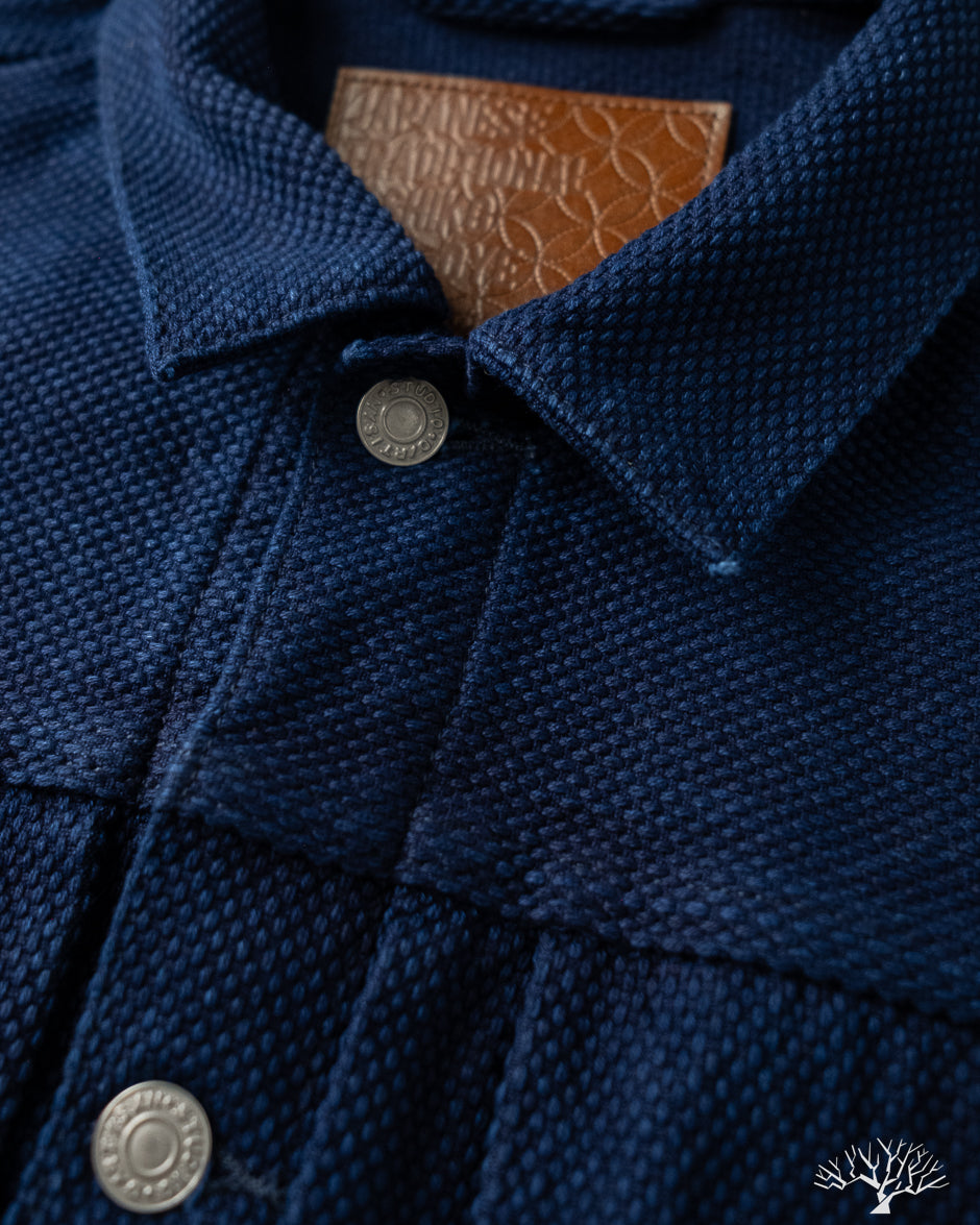 Studio d'Artisan - Kasezome Indigo Sashiko Type II Selvedge Jacket