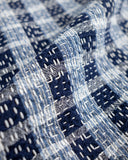 Studio D'Artisan Noragi Sashiko Short-Sleeve Work Shirt - Indigo