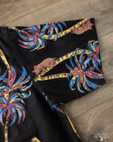 Studio D'Artisan "Palm Climber" Aloha Shirt - Black