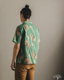 Studio D'Artisan "Palm Climber" Aloha Shirt - Green