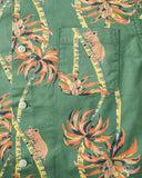 Studio D'Artisan "Palm Climber" Aloha Shirt - Green