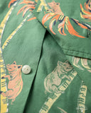 Studio D'Artisan "Palm Climber" Aloha Shirt - Green