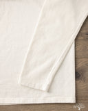 Studio d' Artisan Suvin Gold Looopwheel Long-Sleeve Henley Tee - White