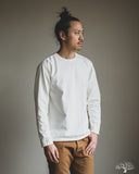 Studio d' Artisan Suvin Gold Looopwheel Long-Sleeve Tee - White