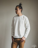 Studio d' Artisan Suvin Gold Looopwheel Long-Sleeve Tee - White