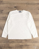 Studio d' Artisan Suvin Gold Looopwheel Long-Sleeve Tee - White
