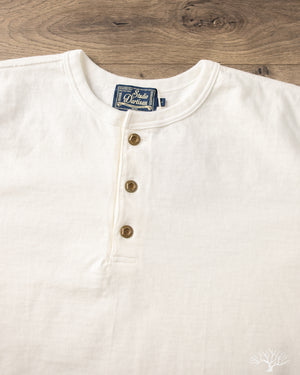 Studio d'Artisan - Suvin Gold Loopwheel Short-Sleeve Henley Tee