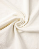 Studio d' Artisan Suvin Gold Looopwheel Short-Sleeve Henley Tee - White