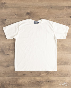Studio d' Artisan Suvin Gold Loopwheel Short-Sleeve Tee - White