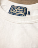 Studio d' Artisan Suvin Gold Looopwheel Short-Sleeve Tee - White