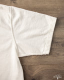 Studio d' Artisan Suvin Gold Looopwheel Short-Sleeve Tee - White