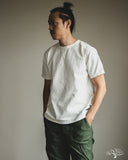 Studio d'Artisan Suvin Gold Looopwheel Short-Sleeve Tee - White