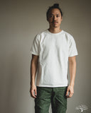Studio d'Artisan Suvin Gold Looopwheel Short-Sleeve Tee - White