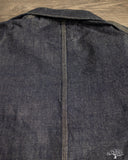 Studio D'Artisan D4650 Fox Cotton Denim Railroad Jacket